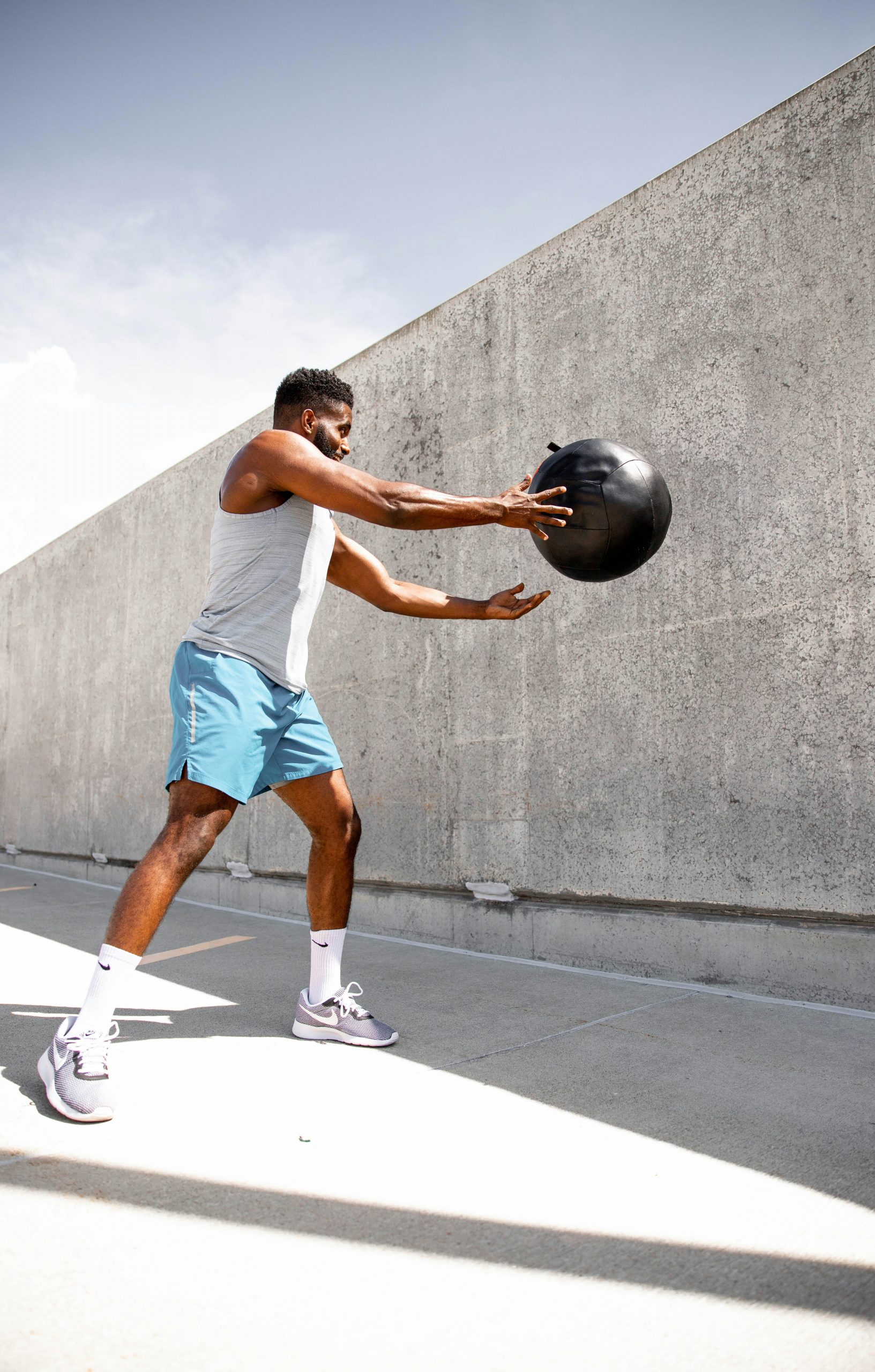 Guy with Medball
